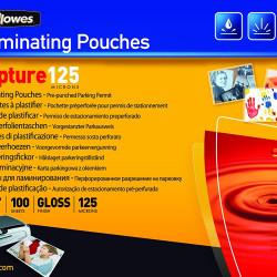 FOLIE 112X154MM 125 MICRONI 100/TOP FELLOWES