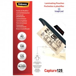 FOLIE A3 125 MICRONI 100/TOP FELLOWES