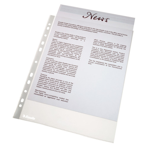FOLIE PROTECTIE A4 43 MICRONI 25/SET ESSELTE