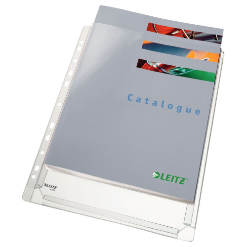FOLIE PROTECTIE A4 BURDUF 20MM 10/SET JUMBO LEITZ