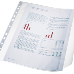 FOLIE PROTECTIE A4 CU CLAPA LATERALA 10/TOP 100 MICRONI ESSELTE