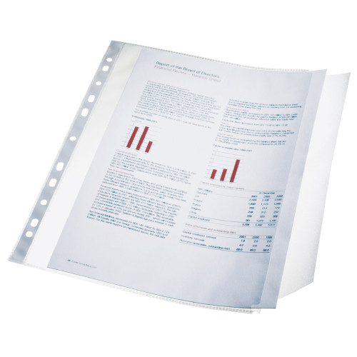 FOLIE PROTECTIE A4 CU CLAPA LATERALA 10/TOP 100 MICRONI ESSELTE
