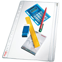 FOLIE PROTECTIE A4 CU FERMOAR 200 MICRONI 5/SET ESSELTE