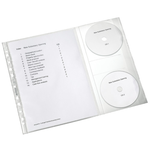 FOLIE PROTECTIE A4 CU PERFORATII 5/SET TIP PROIECT LEITZ