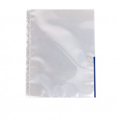 FOLIE PROTECTIE A4 MARGINE ALBASTRA 100/SET 105 MICRONI ESSELTE