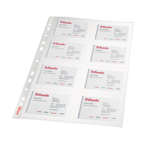 FOLIE PROTECTIE A4 PENTRU CARTI DE VIZITA 10/SET 105 MICRONI ESS
