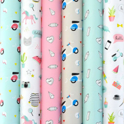HARTIE AMBALAJ ROLA 70CM X 1.5M UPTOWN FUNK ROTOLUX