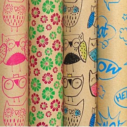 HARTIE AMBALAJ ROLA 70CM X 2M ECO PRINT KRAFT ROTOLUX
