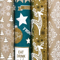 HARTIE AMBALAJ ROLA 70CM X 2M HOLIDAY SEASON ROTOLUX