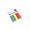 INDEX ADEZIV 5*12*50MM 25 FILE 5 CULORI NEON GLOBAL NOTES