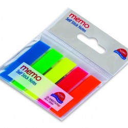 INDEX ADEZIV PLASTIC 12*45MM SET 5 CULORI NOKI