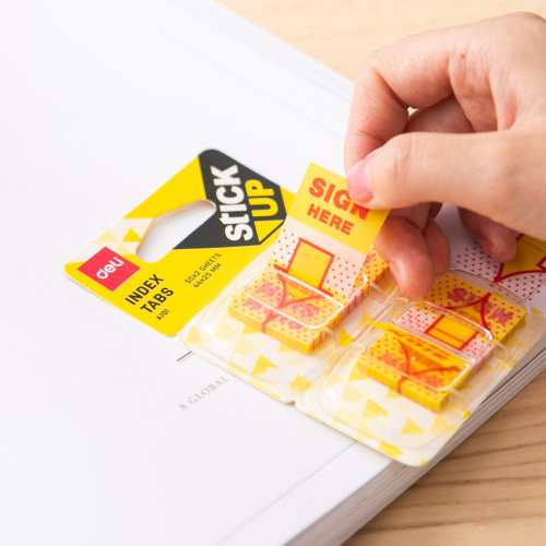 INDEX ADEZIV PLASTIC 25*44MM 