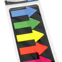 INDEX ADEZIV PLASTIC SAGEATA 5*25*45MM 25 FILE/CUL INFO NOTES