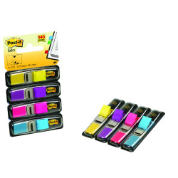 INDEX PLASTIC 12*43 MM 4 CULORI NEON POST-IT 3M