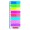 INDEX PLASTIC 12*45MM 8 CULORI*15 FILE RIGLA KORES