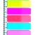 INDEX PLASTIC 12*45MM 8 CULORI*15 FILE RIGLA KORES