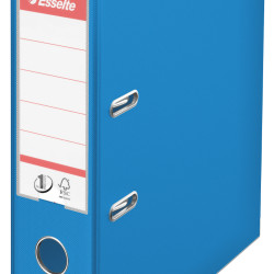 BIBLIORAFT PLASTIFIAT INT-EXT 7.5CM ALBASTRU VIVIDA NR1 ESSELTE