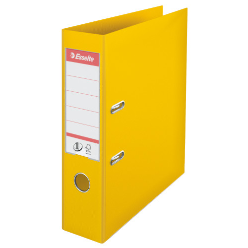 BIBLIORAFT PLASTIFIAT INT-EXT 7.5CM GALBEN NR1 POWER ESSELTE