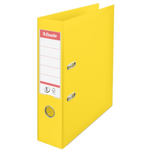 BIBLIORAFT PLASTIFIAT INT-EXT 7.5CM GALBEN VIVIDA NR1 ESSELTE