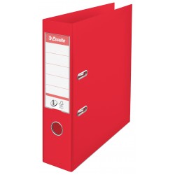 BIBLIORAFT PLASTIFIAT INT-EXT 7.5CM ROSU VIVIDA NR1 ESSELTE