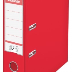 BIBLIORAFT PLASTIFIAT INT-EXT 7.5CM ROSU VIVIDA NR1 ESSELTE
