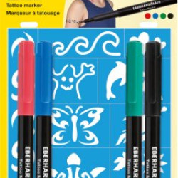 BLISTER 4 MARKERE TATUAJ KIDS EBERHARD FABER