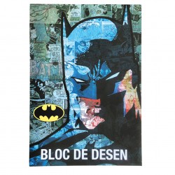 BLOC DESEN A4 160G 16 COLI LICENTE BATMAN PIGNA