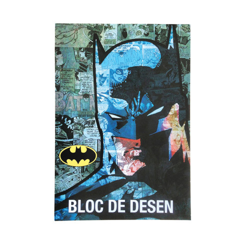 BLOC DESEN A4 160G 16 COLI LICENTE BATMAN PIGNA
