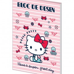 BLOC DESEN A4 160G 16 COLI LICENTE HELLO KITTY PIGNA