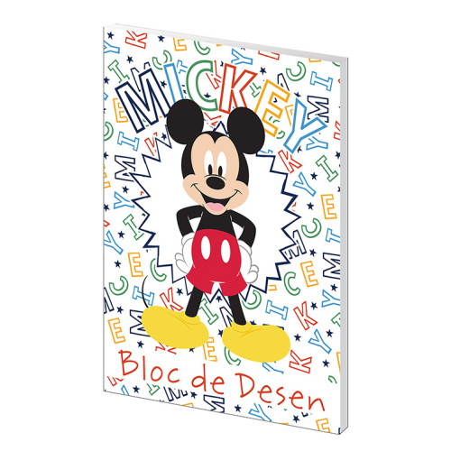 BLOC DESEN A4 160G 16 COLI LICENTE MICKEY MOUSE PIGNA