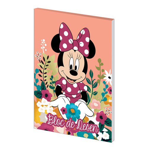 BLOC DESEN A4 160G 16 COLI LICENTE MINNIE PIGNA