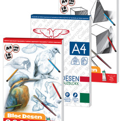 BLOC DESEN A4 160G 16 COLI PIGNA
