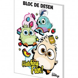BLOC DESEN A4 160G 16F ANGRY BIRDS PIGNA