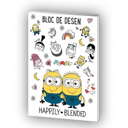 BLOC DESEN A4 160G 16F MINIONS PIGNA