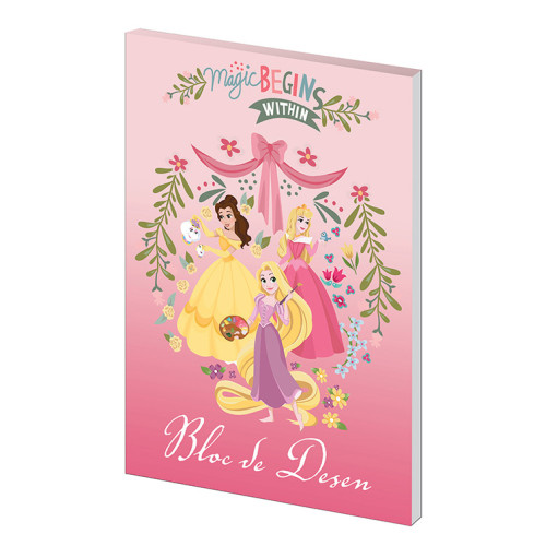BLOC DESEN A4 160G 16F PRINCESS PIGNA