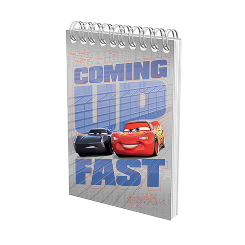 BLOC NOTES CU SPIRA A6 AR 70F 80G/MP CARS 3 PIGNA