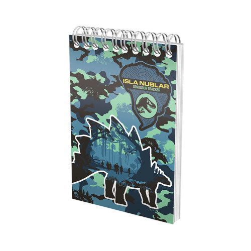 BLOC NOTES CU SPIRA A6 AR 70F 80G/MP JURASSIC WORLD PIGNA