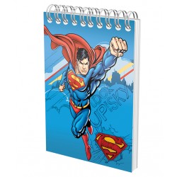 BLOC NOTES CU SPIRA A6 AR 70F 80G/MP SUPERMAN PIGNA
