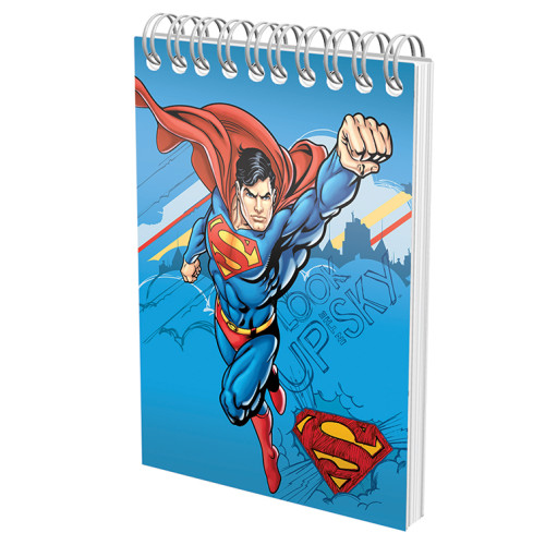 BLOC NOTES CU SPIRA A6 AR 70F 80G/MP SUPERMAN PIGNA