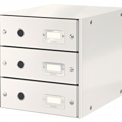 CABINET 3 SERTARE ALB CLICK&STORE LEITZ