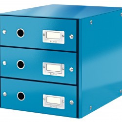 CABINET 3 SERTARE ALBASTRU CLICK&STORE LEITZ