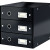 CABINET 3 SERTARE NEGRU CLICK&STORE LEITZ