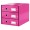 CABINET 3 SERTARE ROZ CLICK&STORE LEITZ