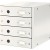 CABINET 4 SERTARE ALB CLICK&STORE LEITZ
