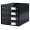 CABINET 4 SERTARE NEGRU CLICK&STORE LEITZ