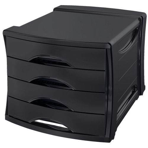 CABINET 4 SERTARE NEGRU EUROPOST VIVIDA ESSELTE