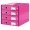 CABINET 4 SERTARE ROZ CLICK&STORE LEITZ