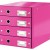 CABINET 4 SERTARE ROZ CLICK&STORE LEITZ
