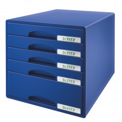 CABINET 5 SERTARE ALBASTRU PLUS LEITZ