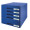CABINET 5 SERTARE ALBASTRU PLUS LEITZ